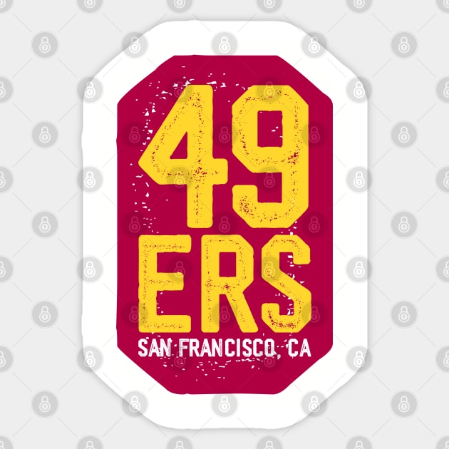 49ers Sticker by teeteet